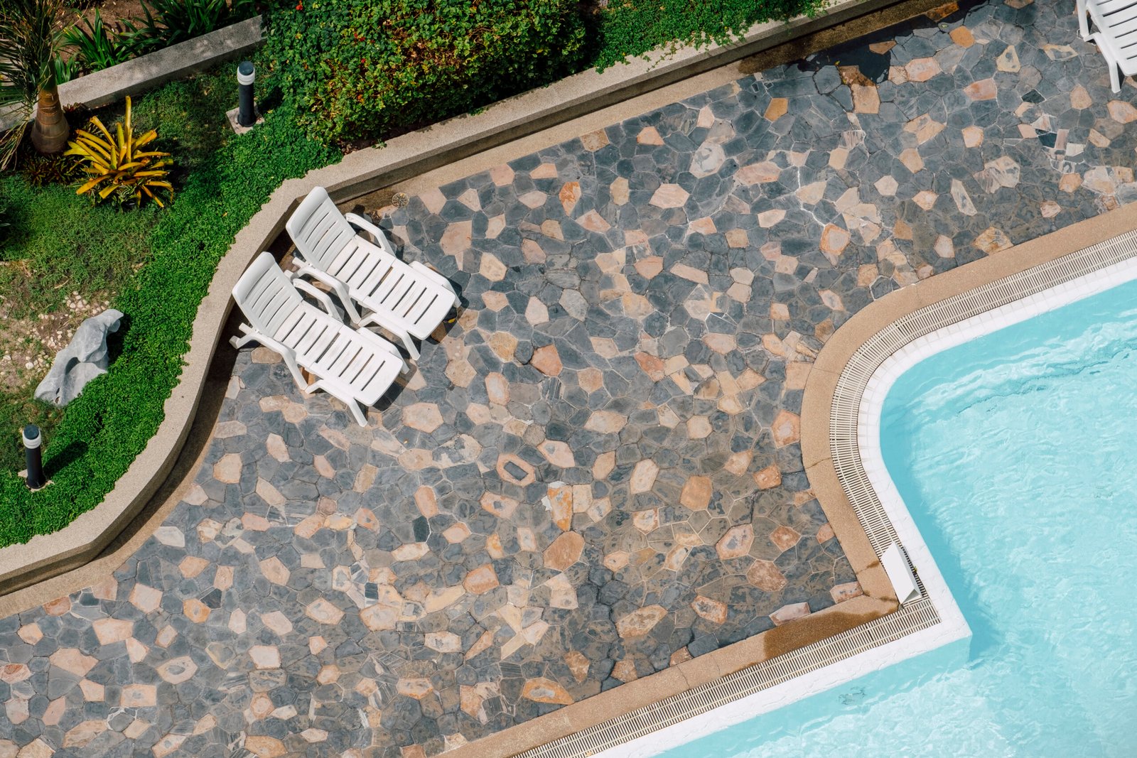 swimming pool top view